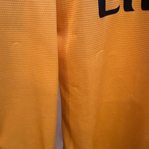 Vintage Nike Arsenal Yellow Long Sleeve Jersey - Picture 3 of 3